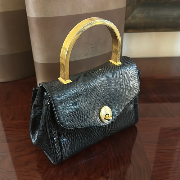 Koret *VINTAGE* Genuine Calf Skin Leather Handbag Purse - Picture 2 of 16